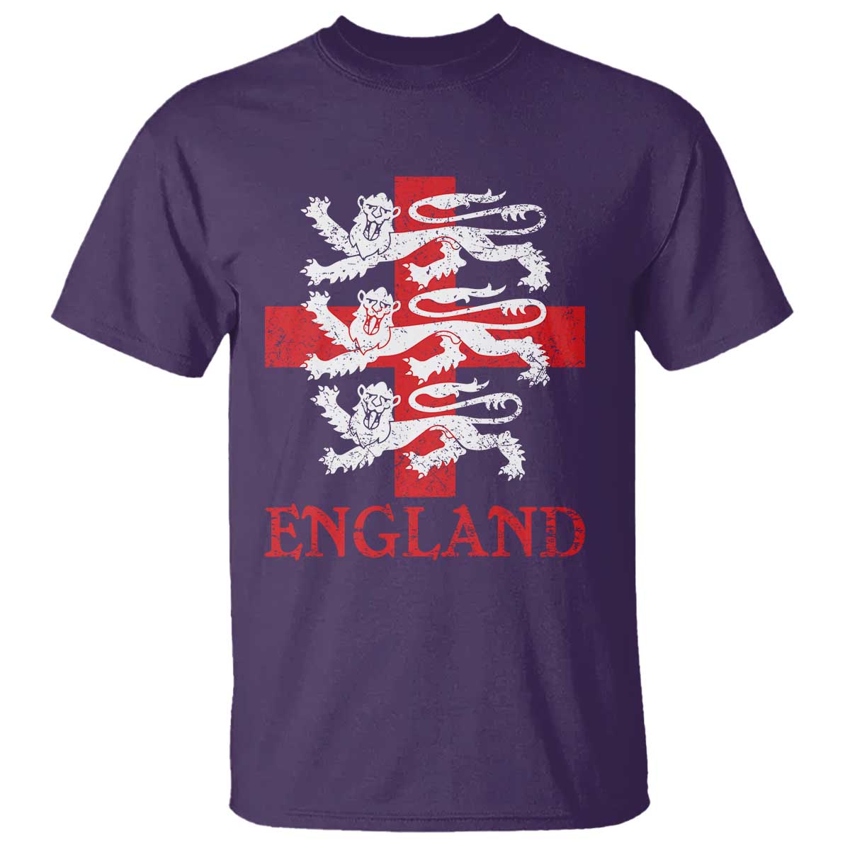 England Three Lions Symbol English Pride Souvenir T Shirt