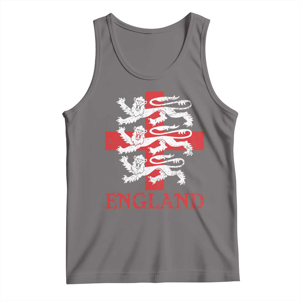 England Three Lions Symbol English Pride Souvenir Tank Top