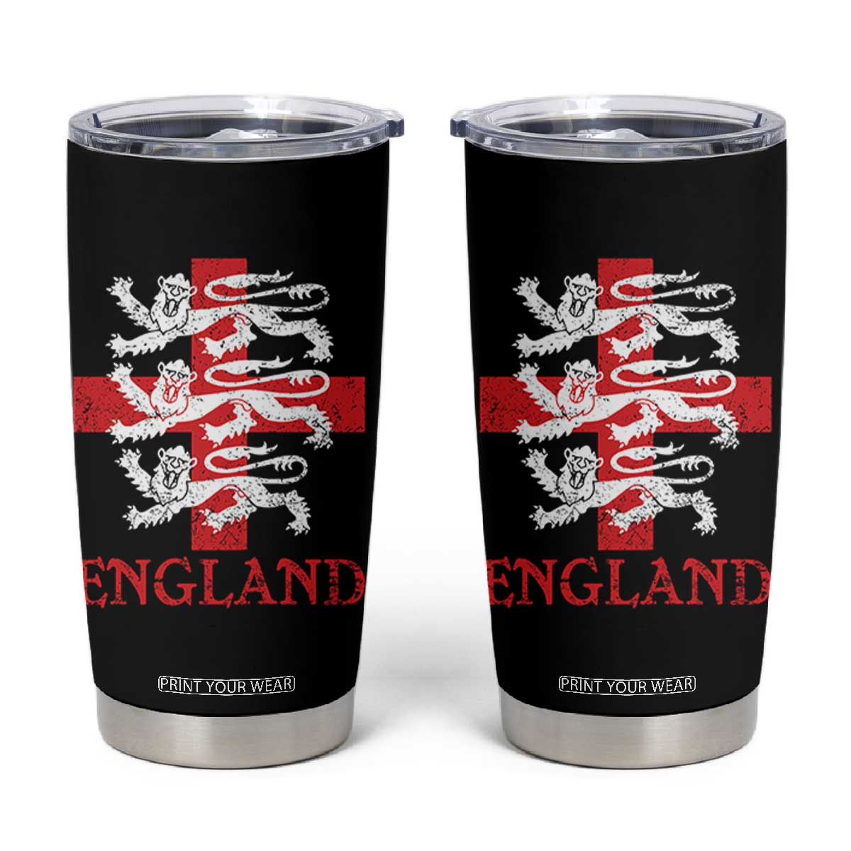 England Three Lions Symbol English Pride Souvenir Tumbler Cup