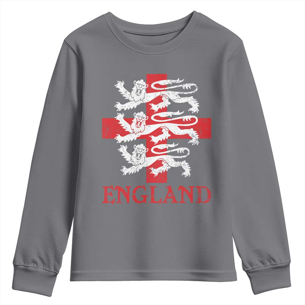 England Three Lions Symbol English Pride Souvenir Youth Sweatshirt