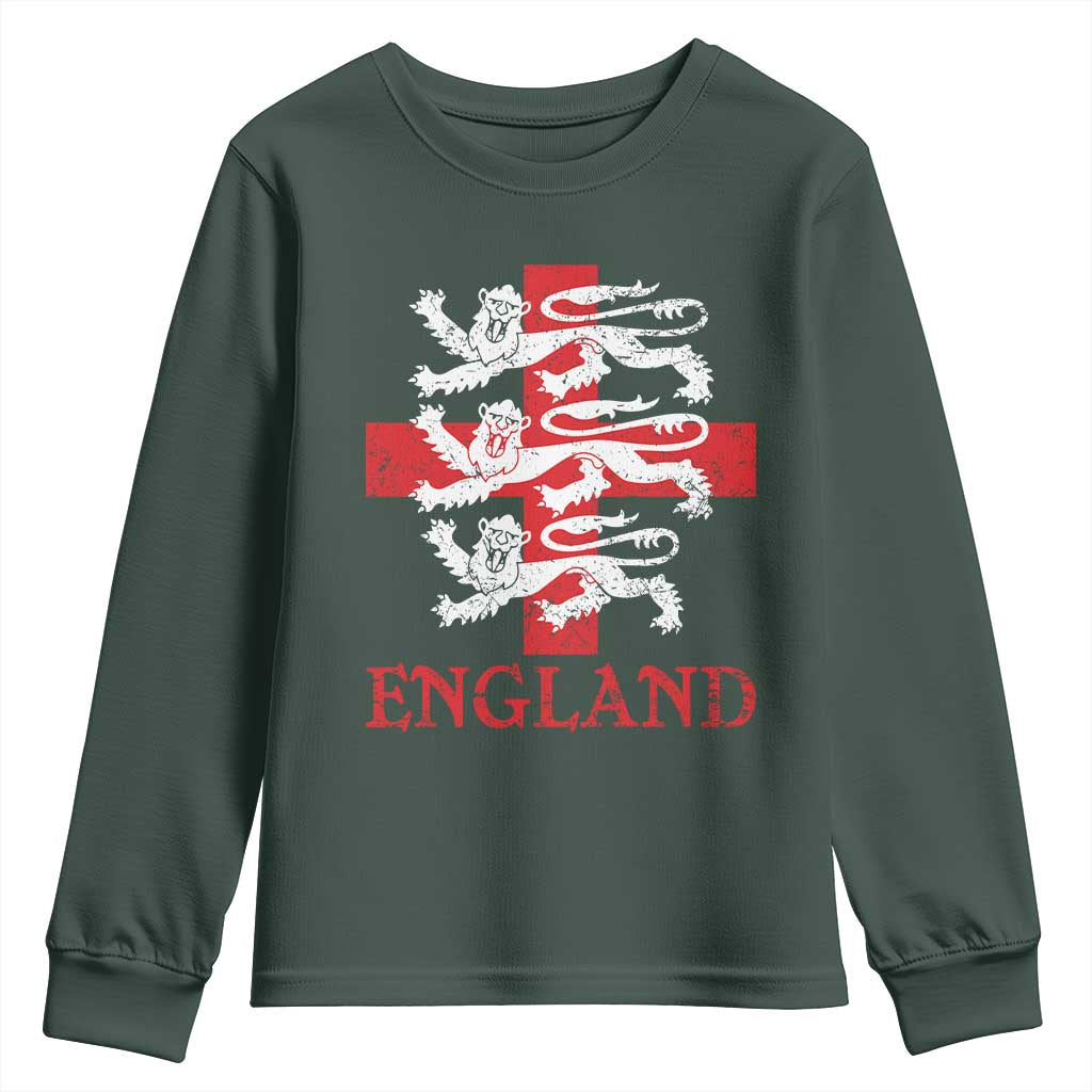 England Three Lions Symbol English Pride Souvenir Youth Sweatshirt
