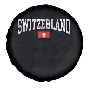 Vintage Switzerland National Pride The Swiss Cross Spare Tire Cover TS11 Print Your Wear