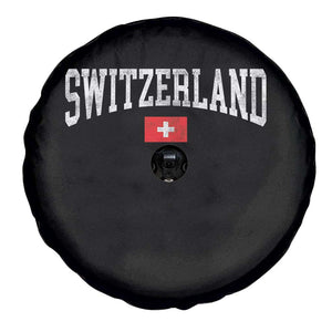 Vintage Switzerland National Pride The Swiss Cross Spare Tire Cover TS11 Print Your Wear
