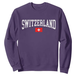 Vintage Switzerland National Pride The Swiss Cross Sweatshirt