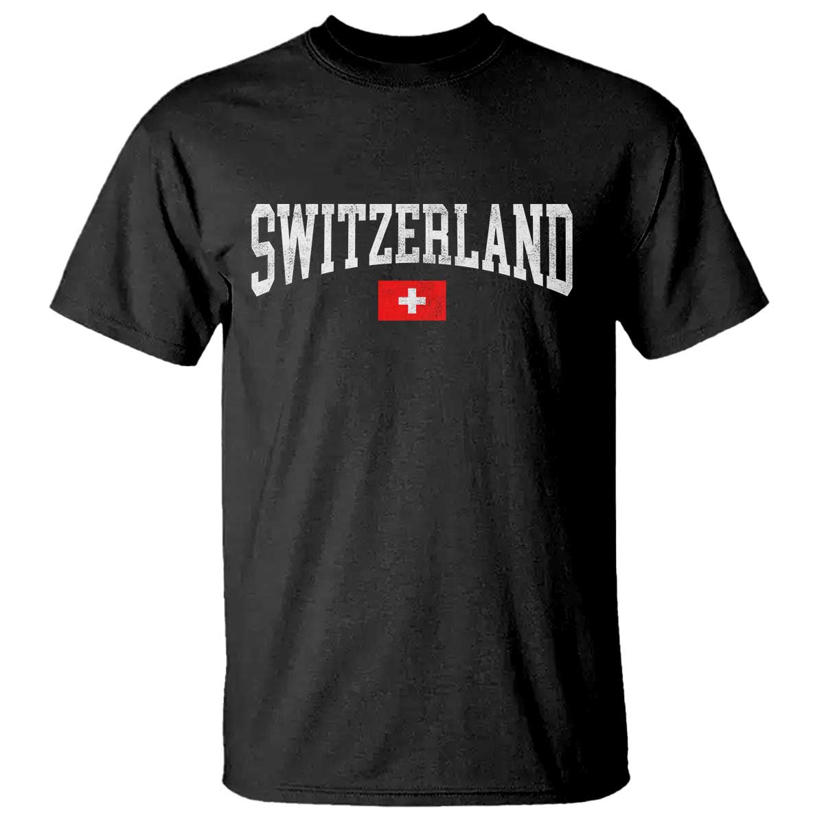 Vintage Switzerland National Pride The Swiss Cross T Shirt