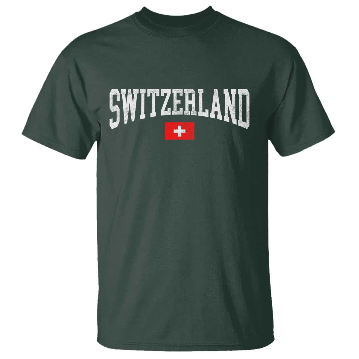 Vintage Switzerland National Pride The Swiss Cross T Shirt