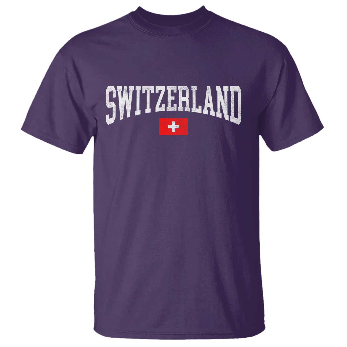 Vintage Switzerland National Pride The Swiss Cross T Shirt