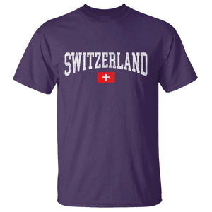 Vintage Switzerland National Pride The Swiss Cross T Shirt