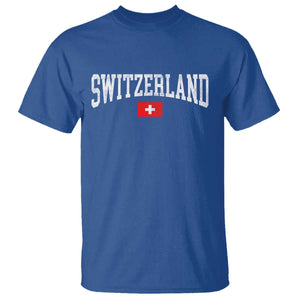 Vintage Switzerland National Pride The Swiss Cross T Shirt