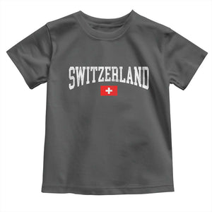 Vintage Switzerland National Pride The Swiss Cross Toddler T Shirt