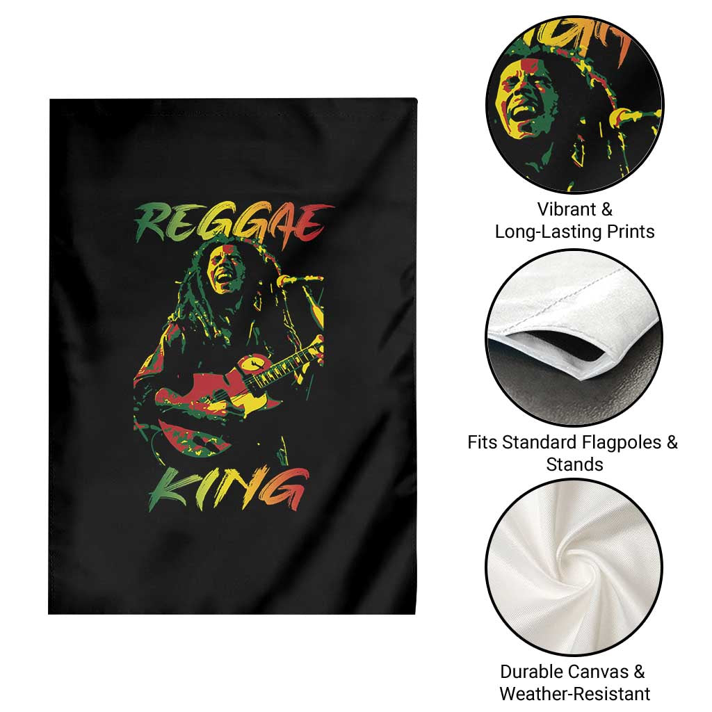 Legend Bob Garden Flag Reggae King Music Rastafarian TS11 Print Your Wear