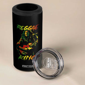Legend Bob 4 in 1 Can Cooler Tumbler Reggae King Music Rastafarian TS11 Print Your Wear
