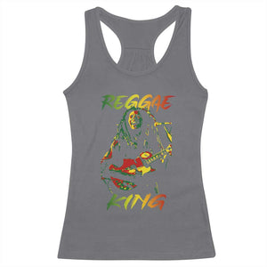 Legend Bob Racerback Tank Top Reggae King Music Rastafarian TS11 Charcoal Print Your Wear