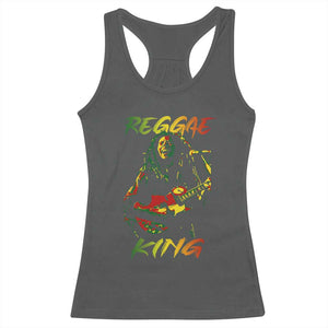 Legend Bob Racerback Tank Top Reggae King Music Rastafarian TS11 Dark Heather Print Your Wear