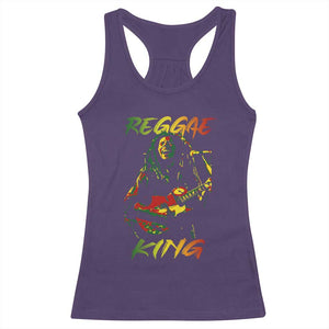 Legend Bob Racerback Tank Top Reggae King Music Rastafarian TS11 Purple Print Your Wear