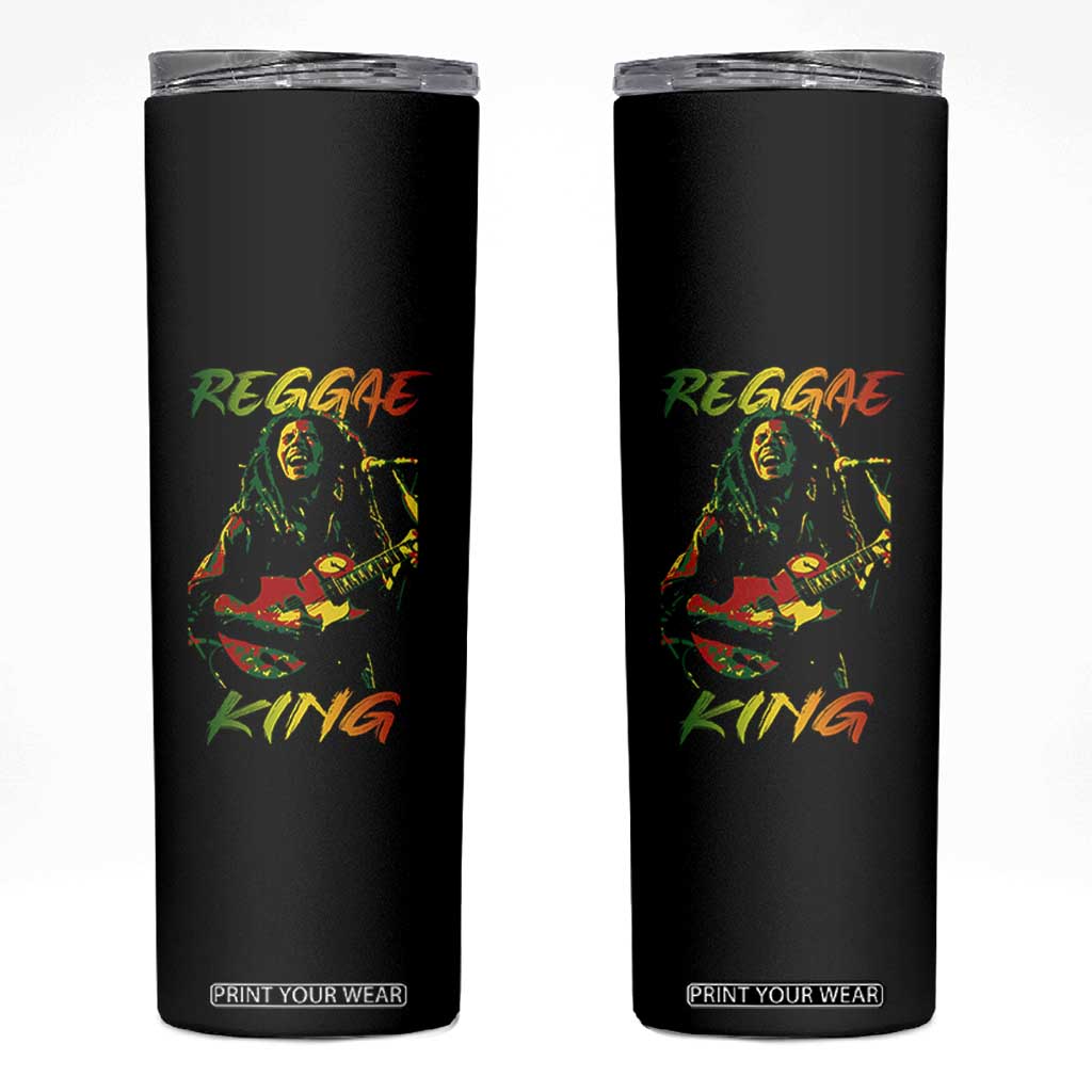 Legend Bob Skinny Tumbler Reggae King Music Rastafarian TS11 Black Print Your Wear