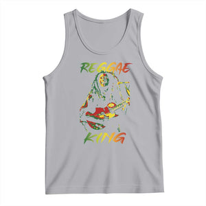 Legend Bob Tank Top Reggae King Music Rastafarian TS11 Athletic Heather Print Your Wear
