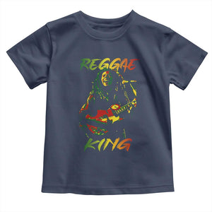 Legend Bob Toddler T Shirt Reggae King Music Rastafarian TS11 Navy Print Your Wear