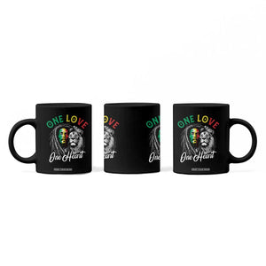 Reggae Legend Coffee Mug One Love One Heart Rastafarian Reggae Music Lion TS11 Print Your Wear