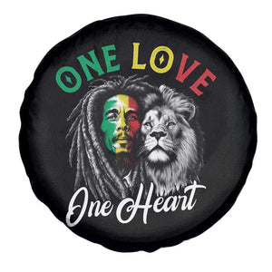 Reggae Legend Spare Tire Cover One Love One Heart Rastafarian Reggae Music Lion TS11 Print Your Wear