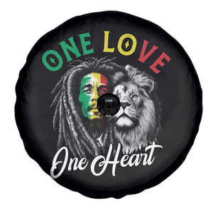 Reggae Legend Spare Tire Cover One Love One Heart Rastafarian Reggae Music Lion TS11 Print Your Wear