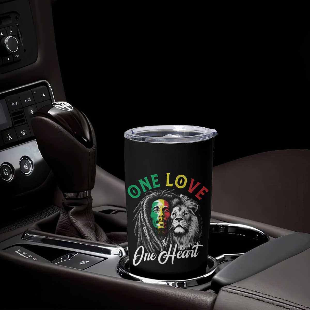 Reggae Legend Tumbler Cup One Love One Heart Rastafarian Reggae Music Lion TS11 Print Your Wear
