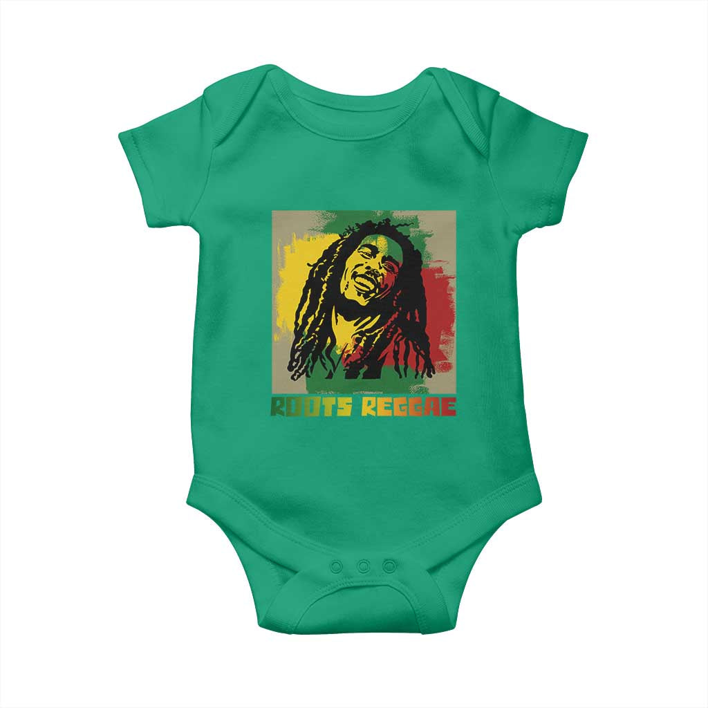 Legend Bob Baby Onesie Roots Reggae Rastafarian Music Jamaica TS11 Irish Green Print Your Wear