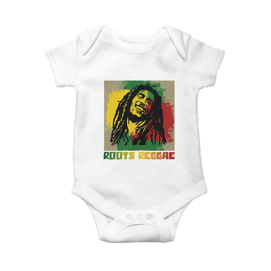 Legend Bob Baby Onesie Roots Reggae Rastafarian Music Jamaica TS11 White Print Your Wear