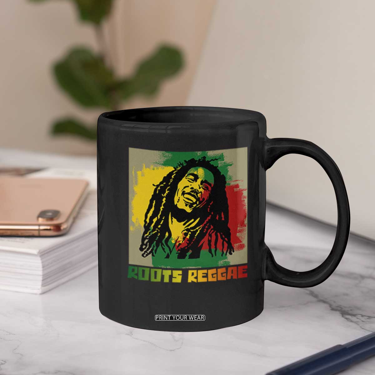 Legend Bob Coffee Mug Roots Reggae Rastafarian Music Jamaica TS11 Print Your Wear