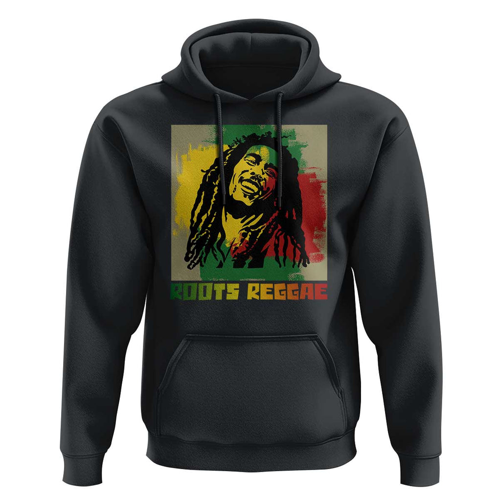 Legend Bob Hoodie Roots Reggae Rastafarian Music Jamaica TS11 Black Print Your Wear