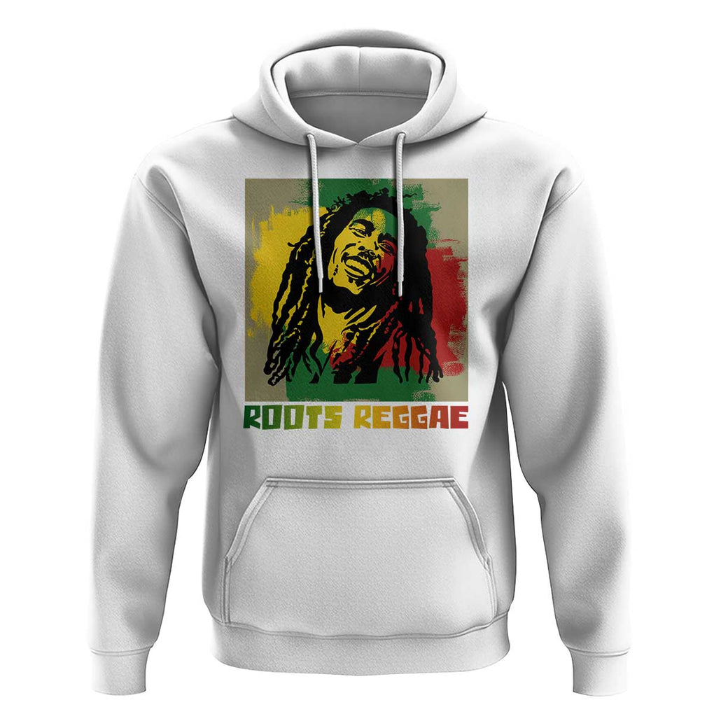 Legend Bob Hoodie Roots Reggae Rastafarian Music Jamaica TS11 White Print Your Wear