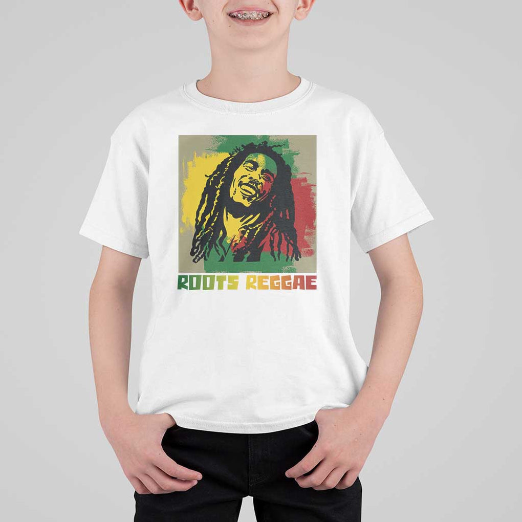 Legend Bob T Shirt For Kid Roots Reggae Rastafarian Music Jamaica TS11 White Print Your Wear