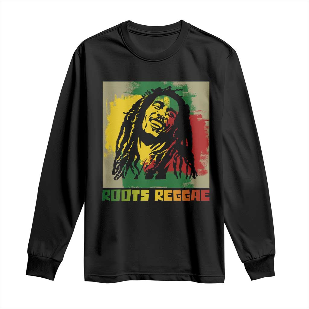 Legend Bob Long Sleeve Shirt Roots Reggae Rastafarian Music Jamaica TS11 Black Print Your Wear