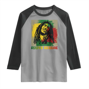 Legend Bob Raglan Shirt Roots Reggae Rastafarian Music Jamaica TS11 Sport Gray Black Print Your Wear