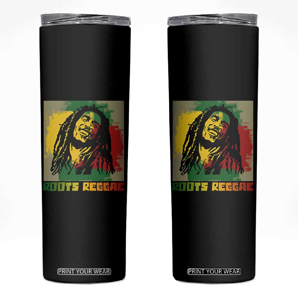 Legend Bob Skinny Tumbler Roots Reggae Rastafarian Music Jamaica TS11 Black Print Your Wear