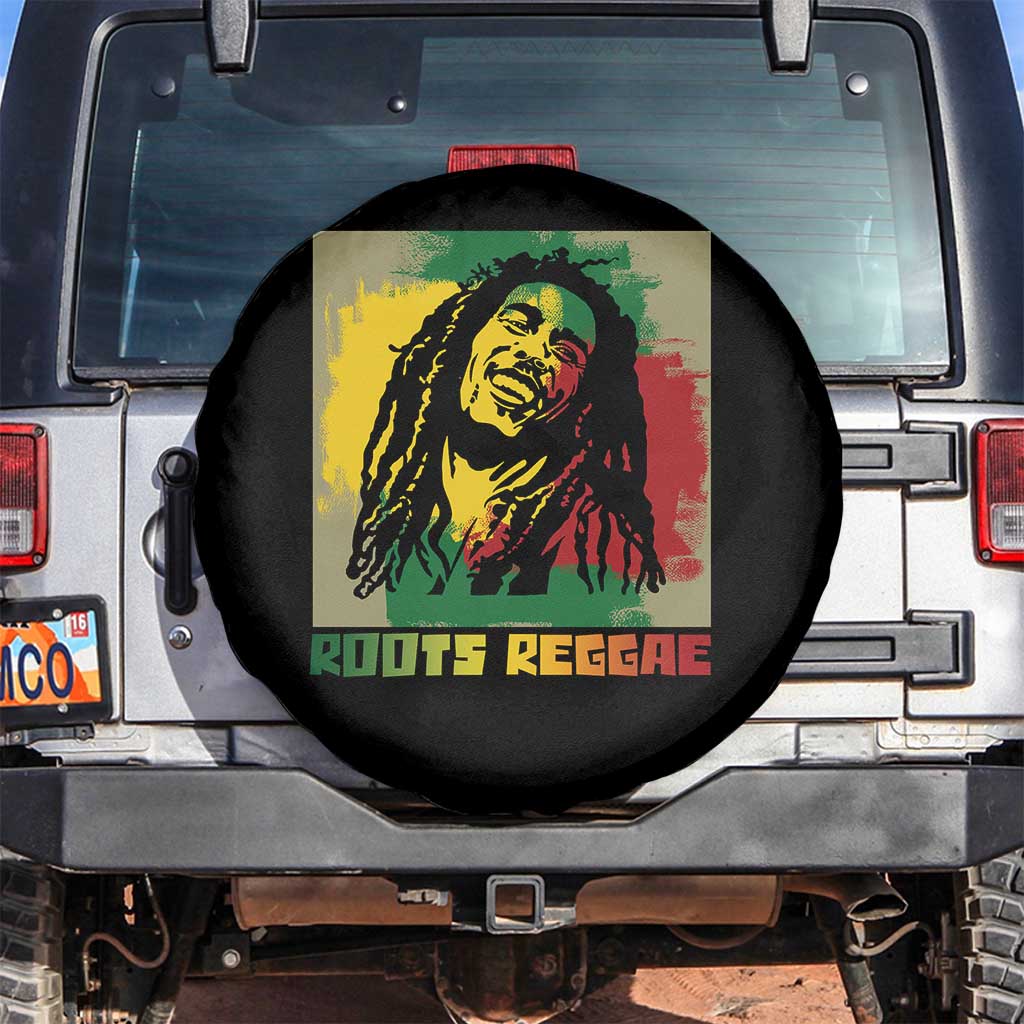 Legend Bob Spare Tire Cover Roots Reggae Rastafarian Music Jamaica TS11 No hole Black Print Your Wear