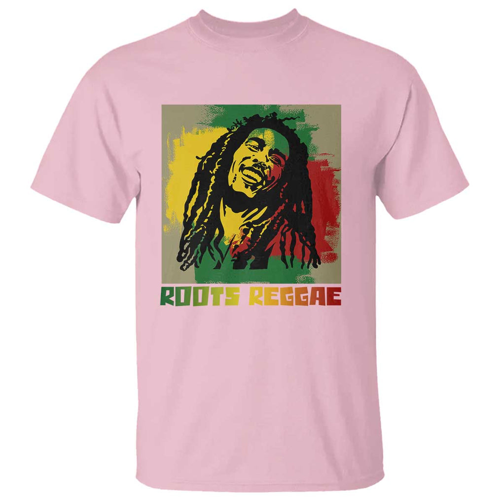 Legend Bob T Shirt Roots Reggae Rastafarian Music Jamaica TS11 Light Pink Print Your Wear