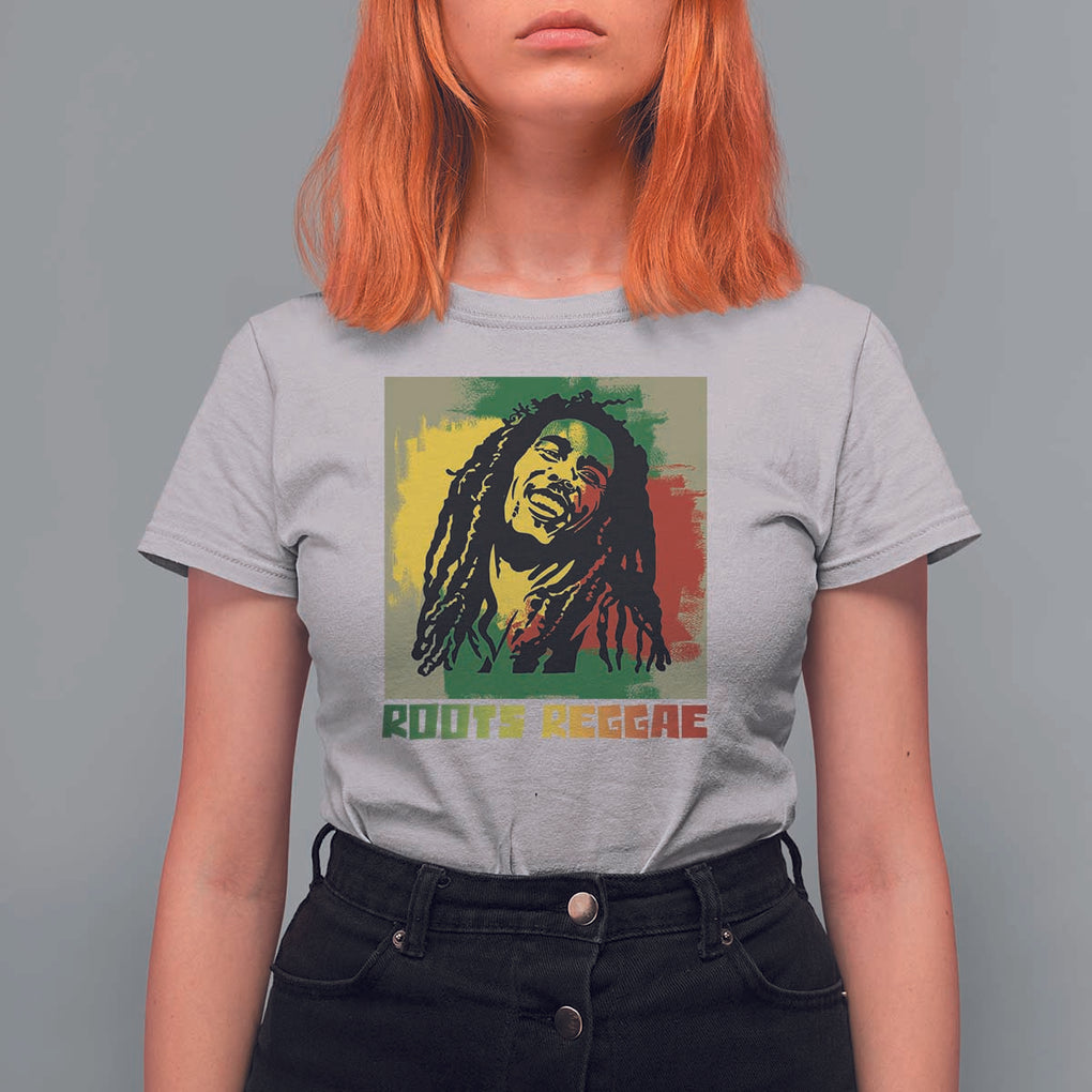 Legend Bob T Shirt For Women Roots Reggae Rastafarian Music Jamaica TS11 Ice Gray Print Your Wear