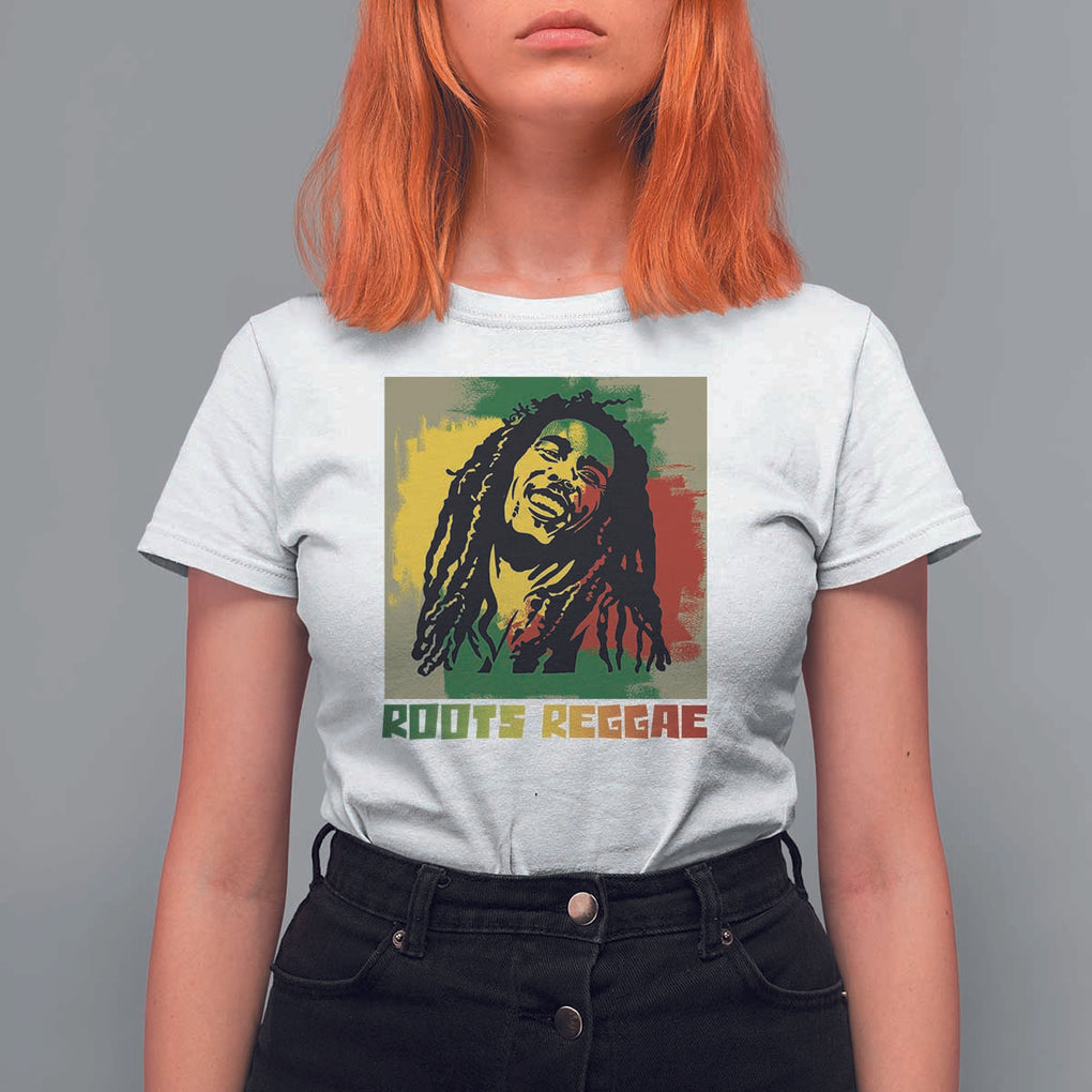 Legend Bob T Shirt For Women Roots Reggae Rastafarian Music Jamaica TS11 White Print Your Wear