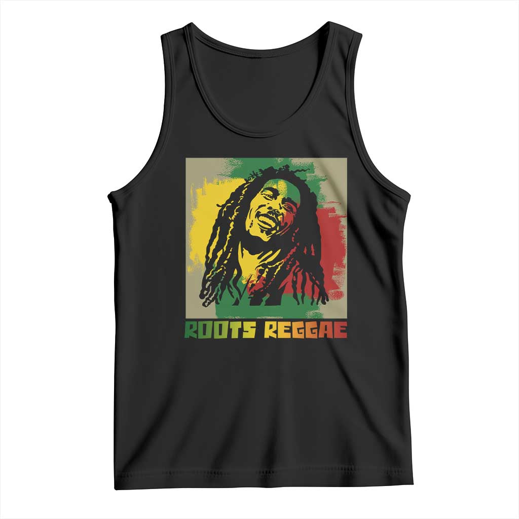 Legend Bob Tank Top Roots Reggae Rastafarian Music Jamaica TS11 Black Print Your Wear