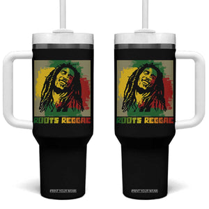 Legend Bob Tumbler With Handle Roots Reggae Rastafarian Music Jamaica TS11 One Size: 40 oz Black Print Your Wear