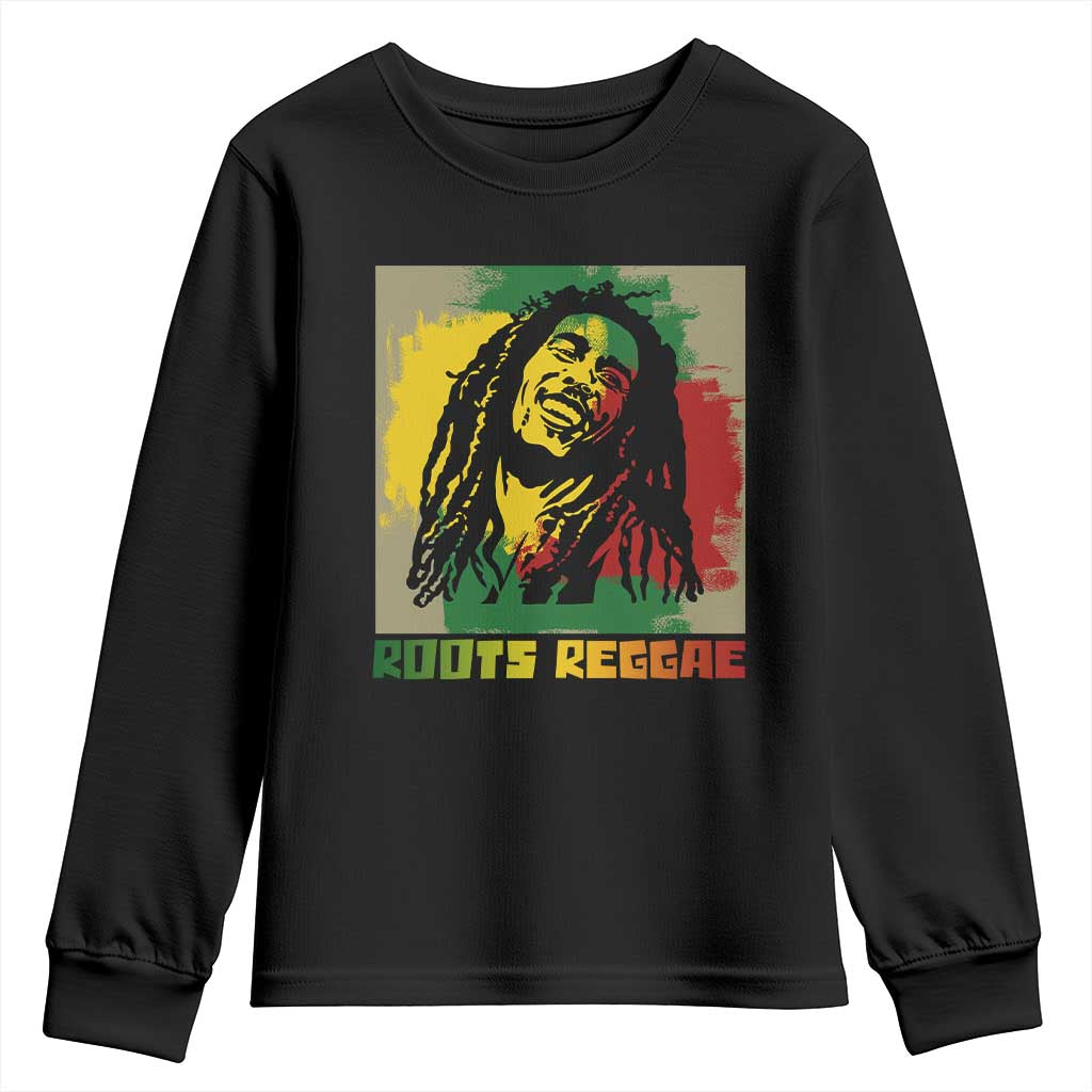 Legend Bob Youth Sweatshirt Roots Reggae Rastafarian Music Jamaica TS11 Black Print Your Wear