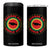 Reggae On World Off 4 in 1 Can Cooler Tumbler Rasta Music Rastafarian Jamaica TS11 One Size: 16 oz Black Print Your Wear