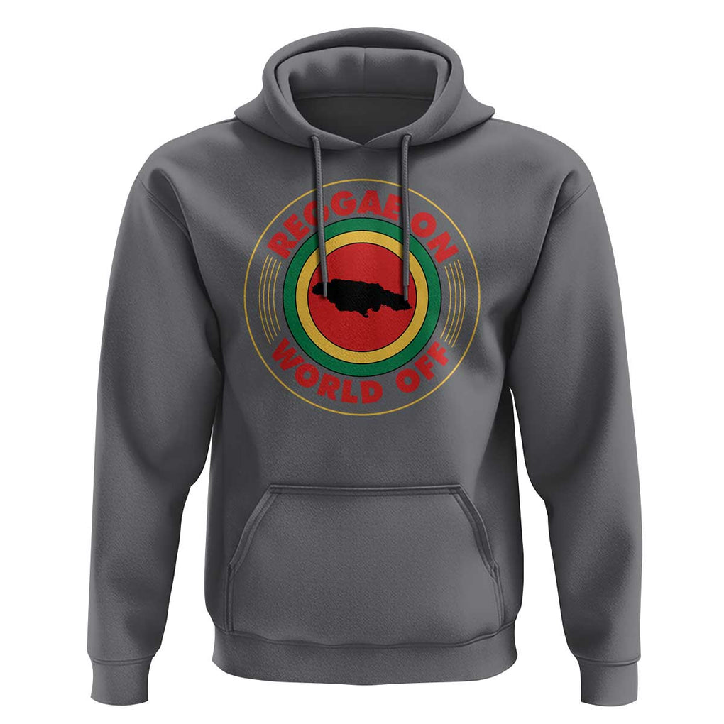 Reggae On World Off Hoodie Rasta Music Rastafarian Jamaica TS11 Charcoal Print Your Wear