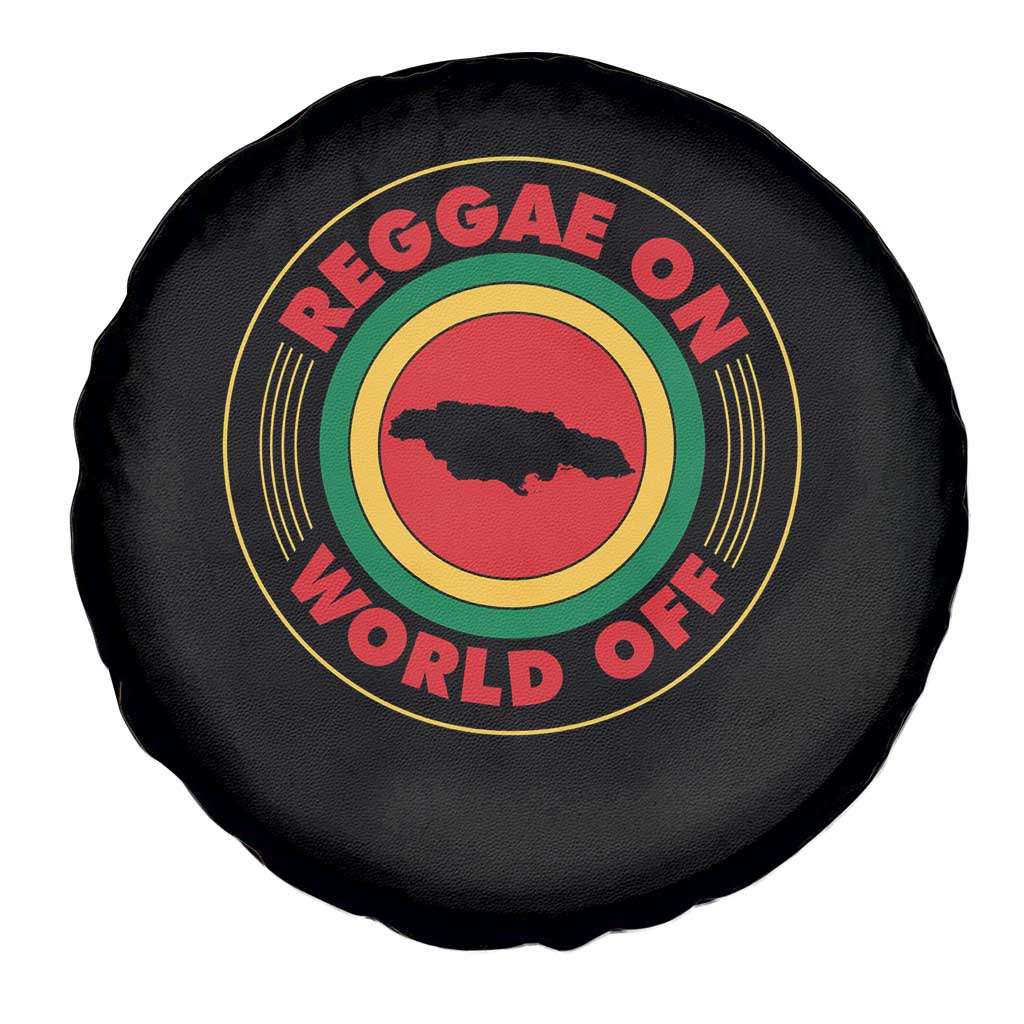 Reggae On World Off Spare Tire Cover Rasta Music Rastafarian Jamaica TS11 Print Your Wear