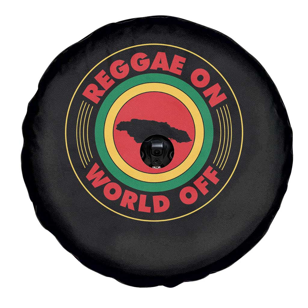 Reggae On World Off Spare Tire Cover Rasta Music Rastafarian Jamaica TS11 Print Your Wear