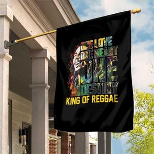 Legend Bob Garden Flag One Love Heart Destiny King Of Reggae TS11 Print Your Wear