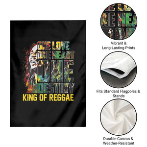 Legend Bob Garden Flag One Love Heart Destiny King Of Reggae TS11 Print Your Wear