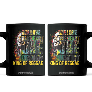 Legend Bob Coffee Mug One Love Heart Destiny King Of Reggae TS11 Black Print Your Wear