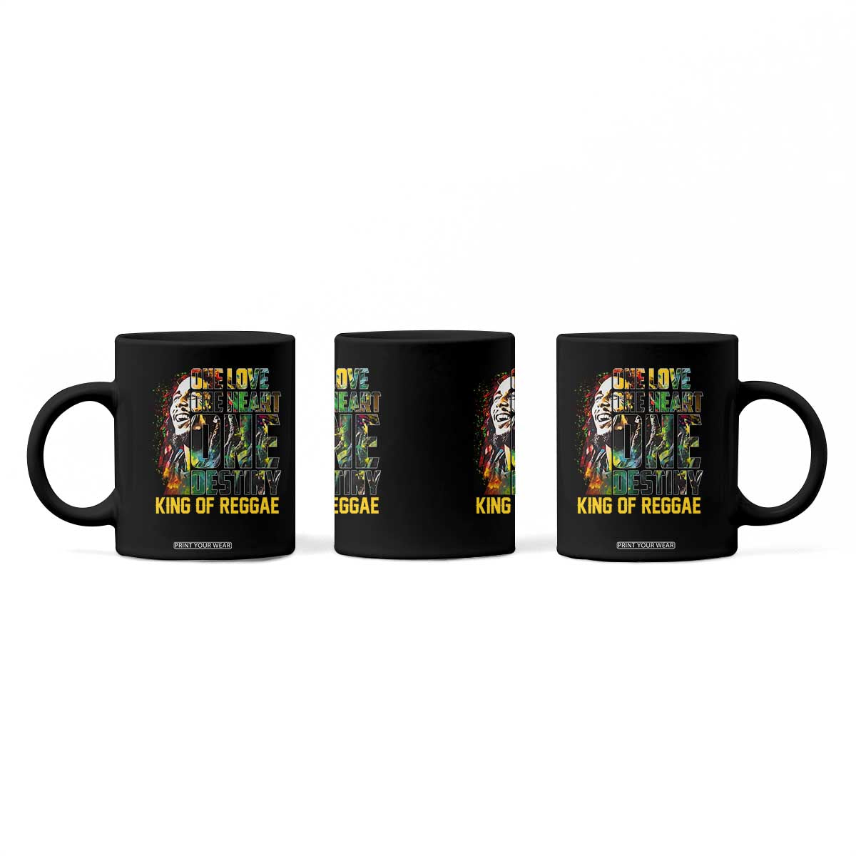 Legend Bob Coffee Mug One Love Heart Destiny King Of Reggae TS11 Print Your Wear